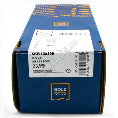 Анкер винтовой HOLZ TECHNIC SKR-HT 12x200 (25 шт.)