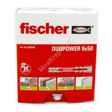 Дюбель Fischer DUOPOWER 6x50 универсальный (100 шт.)