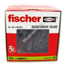 Дюбель Fischer DUOPOWER 10x80 универсальный (25 шт.)