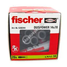 Дюбель Fischer DUOPOWER 14x70 универсальный (20 шт.)