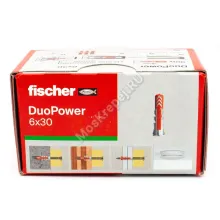 Дюбель Fischer DUOPOWER 6x30 универсальный (100 шт.)