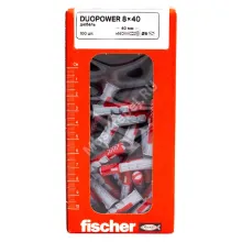 Дюбель Fischer DUOPOWER 8x40 универсальный (100 шт.)