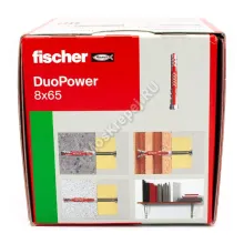 Дюбель Fischer DUOPOWER 8x65 универсальный (50 шт.)