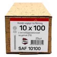 Анкер-шуруп по бетону SAF 10х100 (25 шт)