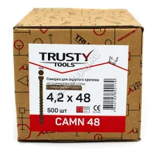 Саморезы для скрытого крепежа CAMN 4.2x48 (500 шт. + бита)