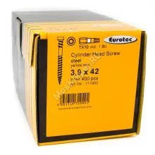 Саморез Eurotec 3.9x42 с двойной резьбой (400 шт. + бита) 