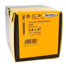 Саморез Eurotec 3.9x57 с двойной резьбой (250 шт. + бита)