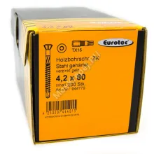 Саморезы Eurotec (евротек) 4.2x80 для половой доски (200 шт.)