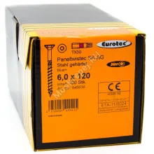 Саморез Eurotec 6x120 Paneltwistec SK AG Потайная головка