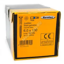 Саморез юстировочный Eurotec Justitec 6x130