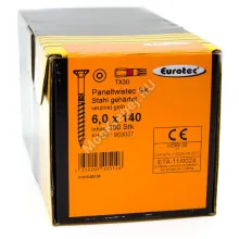 Саморез Eurotec 6x140 Paneltwistec Потайная головка