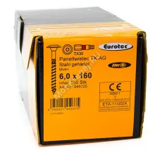 Конструкционные саморезы Eurotec 6x160 Paneltwistec AG Тарельчатая головка