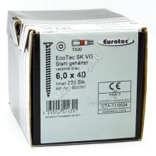 Саморез Eurotec 6x40 EcoTec для ДСП
