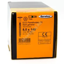 Конструкционные саморезы Eurotec 8x140 ECO PT Тарельчатая головка