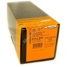 Конструкционные саморезы Eurotec 8x220 Paneltwistec Тарельчатая головка, сталь с желтой оцинковкой