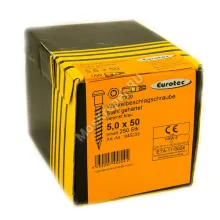 Саморез Eurotec 5x50 для перфорированного крепежа