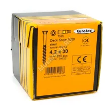 Саморезы Eurotec Deck Srew 4.2x30 для террасной доски и фасадов  (250шт.)