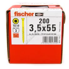 Саморез Fischer 3.5x55 для напольных покрытий (200 шт.)