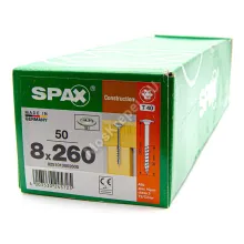Конструкционные саморезы SPAX 8x260 тарельчатая головка