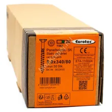 Конструкционные саморезы Eurotec 8x340 Потайная головка (50шт.)