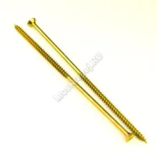 Саморез универсальный желтый 6x180