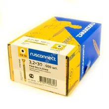 Саморезы rusconnect 3.2x30 для пола и паркета (500 шт.)