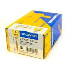 Саморезы rusconnect 3.2x35 для пола и паркета (500 шт.)