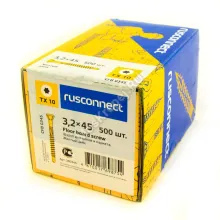 Саморезы rusconnect 3.2x45 для пола и паркета (500 шт.)