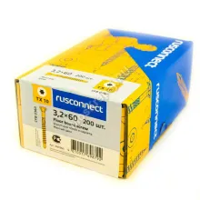 Саморезы rusconnect 3.2x60 для пола и паркета (200 шт.)