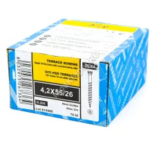 Саморез Rusconnect NANO 4,2х55 мм для террасной и фасадной доски (200шт.)