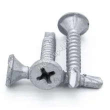 Саморез HWX2-GG-P4-3.9х25 мм с плоской ребристой головкой, RUSPERT (1000 шт) 