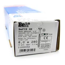 Конструкционные саморезы BeA 8x280 Потайная головка