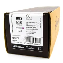 Саморез Rothoblaas с потайной головкой HBS 6x240 (100 шт.)