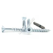 Конструкционные саморезы TCC 8x120 потайная головка (50 шт. + бита)
