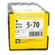 Саморез конструкционный с потайной головкой Domax 5x70 (200шт.)
