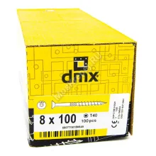 Саморез конструкционный с потайной головкой Domax 8x100 (100шт.)