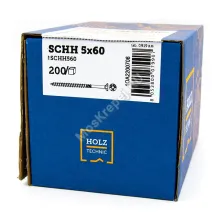 Саморез с потайной головкой HOLZ TECHNIC SCHH 5x60 (200 шт.)