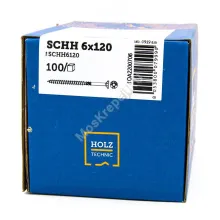 Саморез с потайной головкой HOLZ TECHNIC SCHH 6x120 (100 шт.)