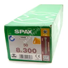 Конструкционные саморезы SPAX 8x300 цилиндрическая головка, Wirox (50 шт.)