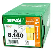 Конструкционные саморезы SPAX 8x140 тарельчатая головка
