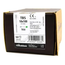 Конструкционные саморезы Rothoblaas TBS 10x100 тарельчатая головка (50шт.)