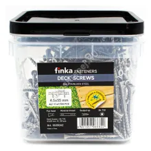 Саморезы Finka Deck Screws A2 4,5x55 (350 шт. + бита + 2 cпейсера)