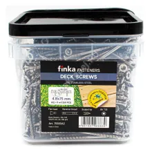 Саморезы Finka Deck Screws A2 4,8x75 (350 шт. + бита + 2 cпейсера)