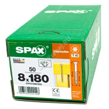 Конструкционные саморезы SPAX 8x180 потайная головка