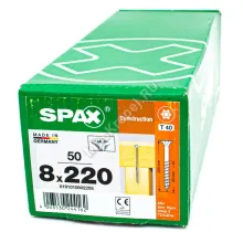 Конструкционные саморезы SPAX 8x220 потайная головка