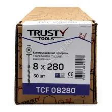  Конструкционные саморезы TCF 8x280 тарельчатая головка (50 шт. + бита)