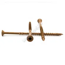 Саморезы QAS 5x100 коричневые (100 шт + бита)