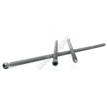 Конструкционные саморезы с полной резьбой FTLD 10x450 (25 шт. + бита)