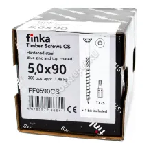 Конструкционные саморезы Finka Timber Screws CS 5,0x90 (200шт.)