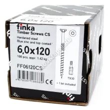 Конструкционные саморезы Finka Timber Screws CS 6,0x120 (100шт.)